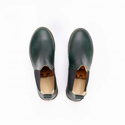 Классические ботинки челси на усиленной прошитой подошве Chelsea Hike Emerald