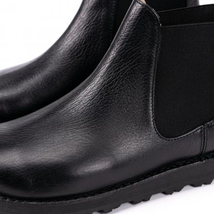 Классические ботинки челси на усиленной прошитой подошве Chelsea Hike Buffalo Black 