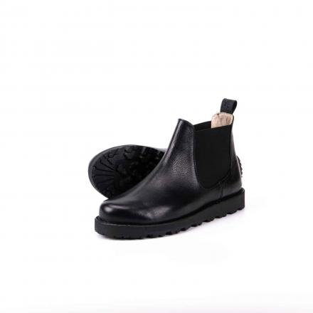 Классические ботинки челси на усиленной прошитой подошве Chelsea Hike Buffalo Black 