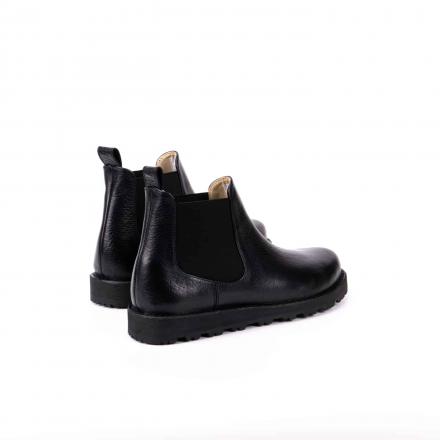 Классические ботинки челси на усиленной прошитой подошве Chelsea Hike Buffalo Black 