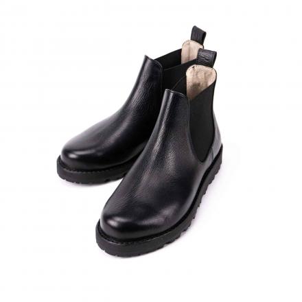 Классические ботинки челси на усиленной прошитой подошве Chelsea Hike Buffalo Black 