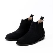 Классические ботинки Chelsea Black Suede
