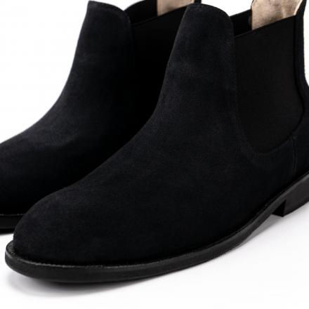 Классические ботинки Chelsea Black Suede