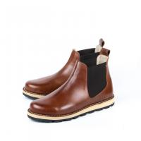 Классические ботинки челси на усиленной прошитой подошве Chelsea Hike Whiskey
