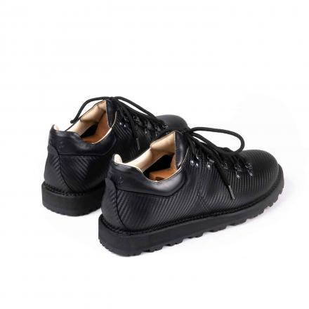 Кожаные ботинки хайкеры Lowker Carbon Black