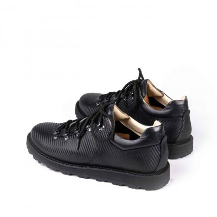 Кожаные ботинки хайкеры Lowker Carbon Black