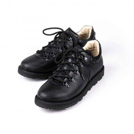 Кожаные ботинки хайкеры Lowker Carbon Black