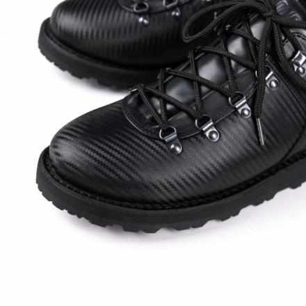 Кожаные ботинки хайкеры Lowker Carbon Black