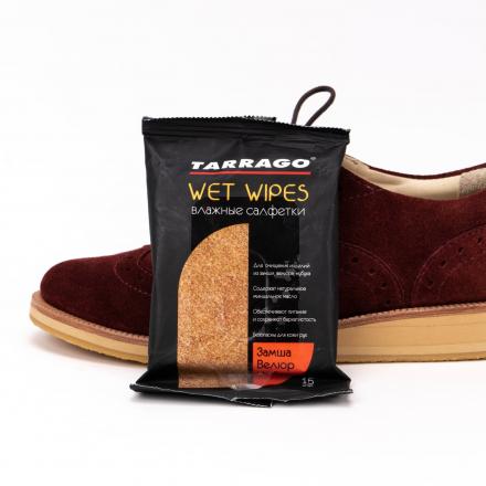 Салфетки для чистки обуви из замши, нубука и велюра, Tarrago