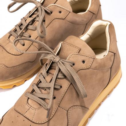 Кроссовки из бежевого нубука CODE Sand Trek