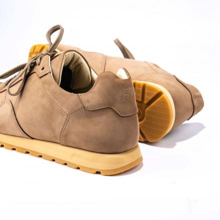 Кроссовки из бежевого нубука CODE Sand Trek