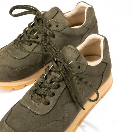 Кроссовки из нубука CODE Olive Trek