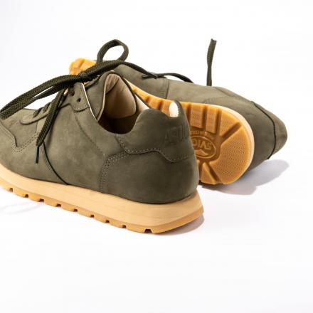 Кроссовки из нубука CODE Olive Trek