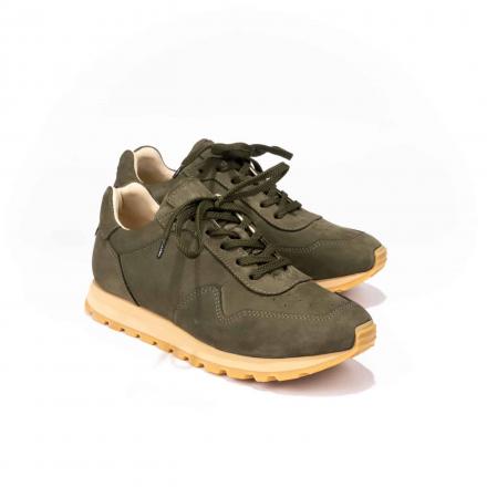 Кроссовки из нубука CODE Olive Trek