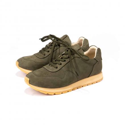 Кроссовки из нубука CODE Olive Trek