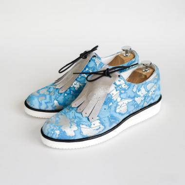 Womens shoes Brogue №2 Sea Foam