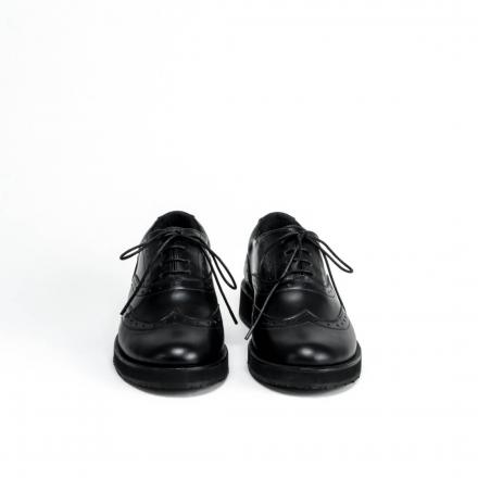 Женские полуботинки на платформе Brogue №2 All Black 10