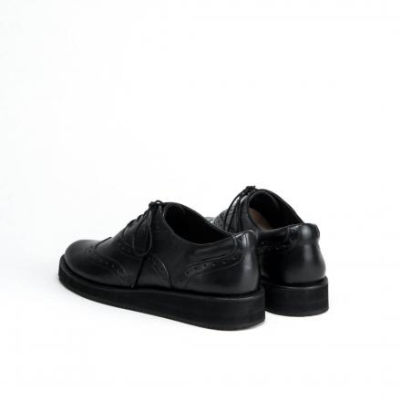Женские полуботинки на платформе Brogue №2 All Black 10