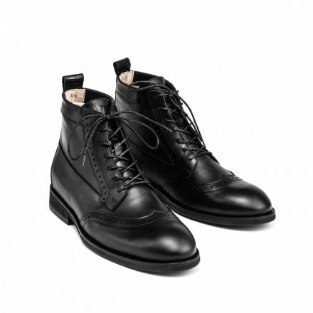 Высокие мужские ботинки Hi Brogue №1 All Black