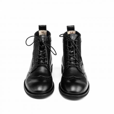 Высокие мужские ботинки Hi Brogue №1 All Black