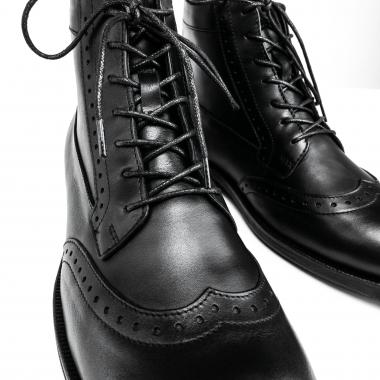 Высокие мужские ботинки Hi Brogue №1 All Black