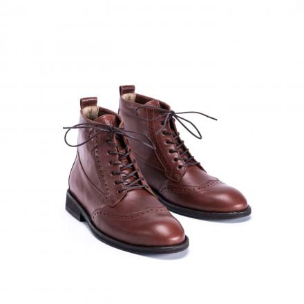 Высокие мужские ботинки Hi Brogue Browny