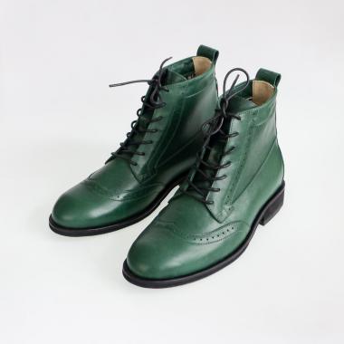 Высокие мужские ботинки Hi Brogue №1 Emerald