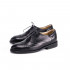 Мужские оксфорды-броги Brogue All Black из чёрной кожи