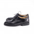 Мужские оксфорды-броги Brogue All Black из чёрной кожи