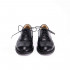 Мужские оксфорды-броги Brogue All Black из чёрной кожи