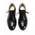 Туфли Oxford All Black из чёрной гладкой кожи с отрезным носком