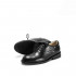 Туфли Oxford All Black из чёрной гладкой кожи с отрезным носком