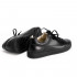 Кожаные кеды Orongo All Black из чёрной кожи на облегченной подошве