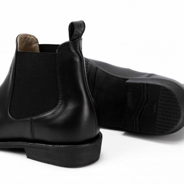 Ботинки Челси All Black — классика из чёрной гладкой кожи