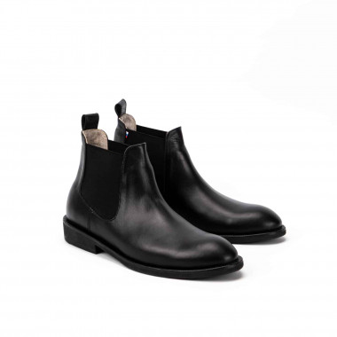Ботинки Челси All Black — классика из чёрной гладкой кожи