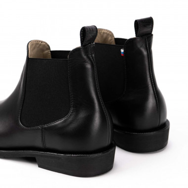 Ботинки Челси All Black — классика из чёрной гладкой кожи
