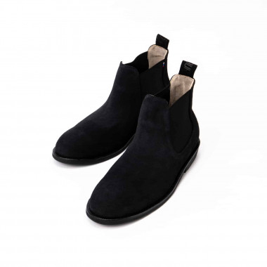 Ботинки Челси Black Suede Classic — элегантная классика из чёрной замши