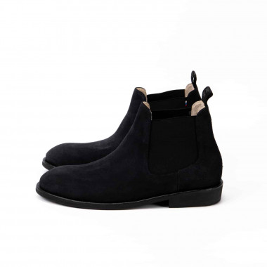 Ботинки Челси Black Suede Classic — элегантная классика из чёрной замши