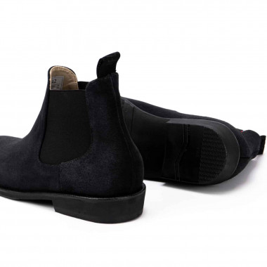 Ботинки Челси Black Suede Classic — элегантная классика из чёрной замши