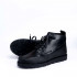 Ботинки Paladin Oil Black из чёрной кожи и жированного нубука на массивной подошве