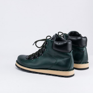 Зимние ботинки Hiker Emerald — зимние мужские ботинки из натуральной кожи на натуральной шерсти