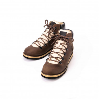 Зимние ботинки Hiker Frapuccino — зимние мужские ботинки из нубука на натуральной шерсти