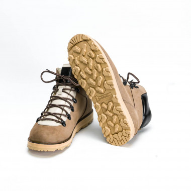 Зимние ботинки Hiker Cappuccino — зимние мужские ботинки из нубука на натуральной шерсти