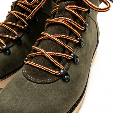 Зимние ботинки Hiker Olive — зимние мужские ботинки из нубука на натуральной шерсти