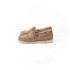 Пенни лоферы Beige Suede — бежевый велюр, кожаный рант, облегчённая подошва