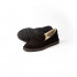 Пенни лоферы Dark Chocolate Suede — велюр тёмный шоколад, подошва ститчдаун