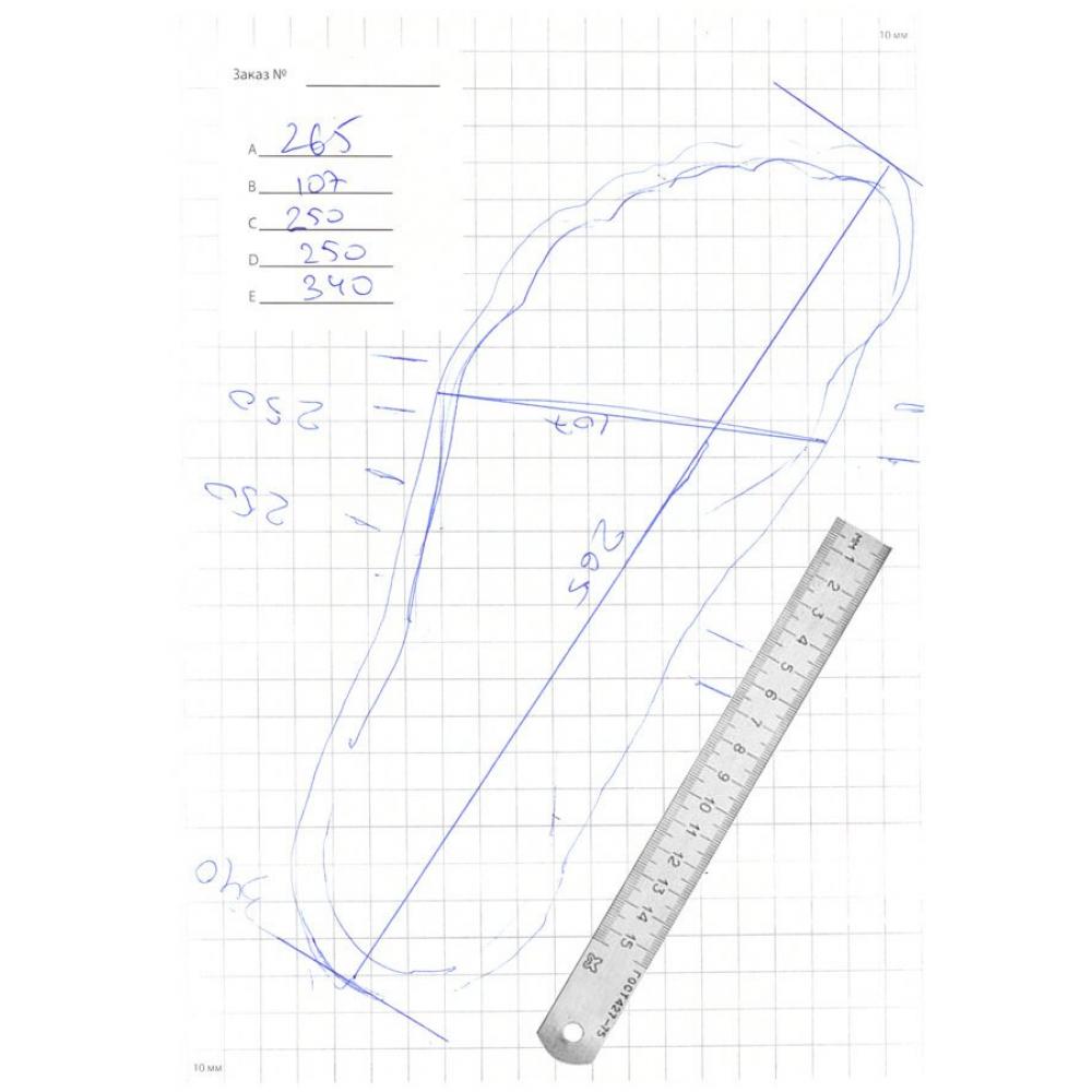 Инструкция: как самостоятельно снять измерения со своих стоп